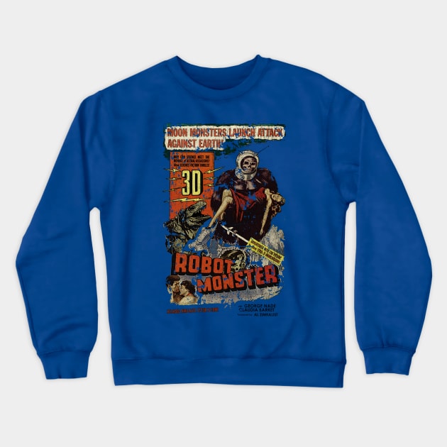 Robot Monster Crewneck Sweatshirt by JCD666